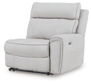 Social Pointe Reclining Sectional with Storage Consoles