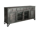 Moro 80" TV Stand w/4 Drawer, 2 Door and 2 Glass Door