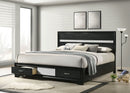 Miranda Panel Platform Storage Bed