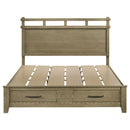 Hazlewood Panel Platform Storage Bed