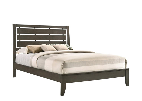 Serenity Full Panel Bed Mod Grey image