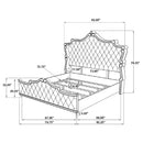 Antonella Panel Bed