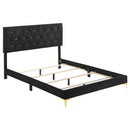 Kendall Panel Bed Black