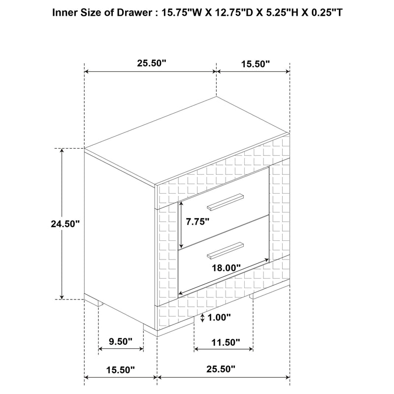 Ives 4 Pc Bedroom Set