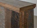 Loft Brown Matel Fireplace