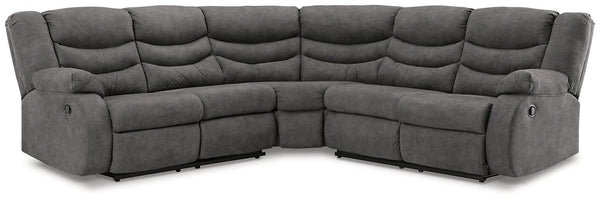 Partymate 2-Piece Reclining Sectional image
