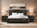 Dark Teak, Queen Bed