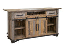 Loft Brown 2 Drawers and 2 Doors, Bar