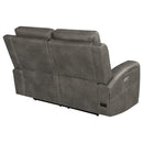 Brickston Triple Power Reclining Loveseat