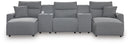 Modmax II Power Reclining Sectional with Chaise and Consoles