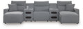 Modmax II Power Reclining Sectional with Chaise and Audio Consoles