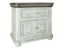 Luna 1 Drawer, 2 Door Nightstand