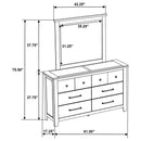 Hazlewood Dresser with Mirror