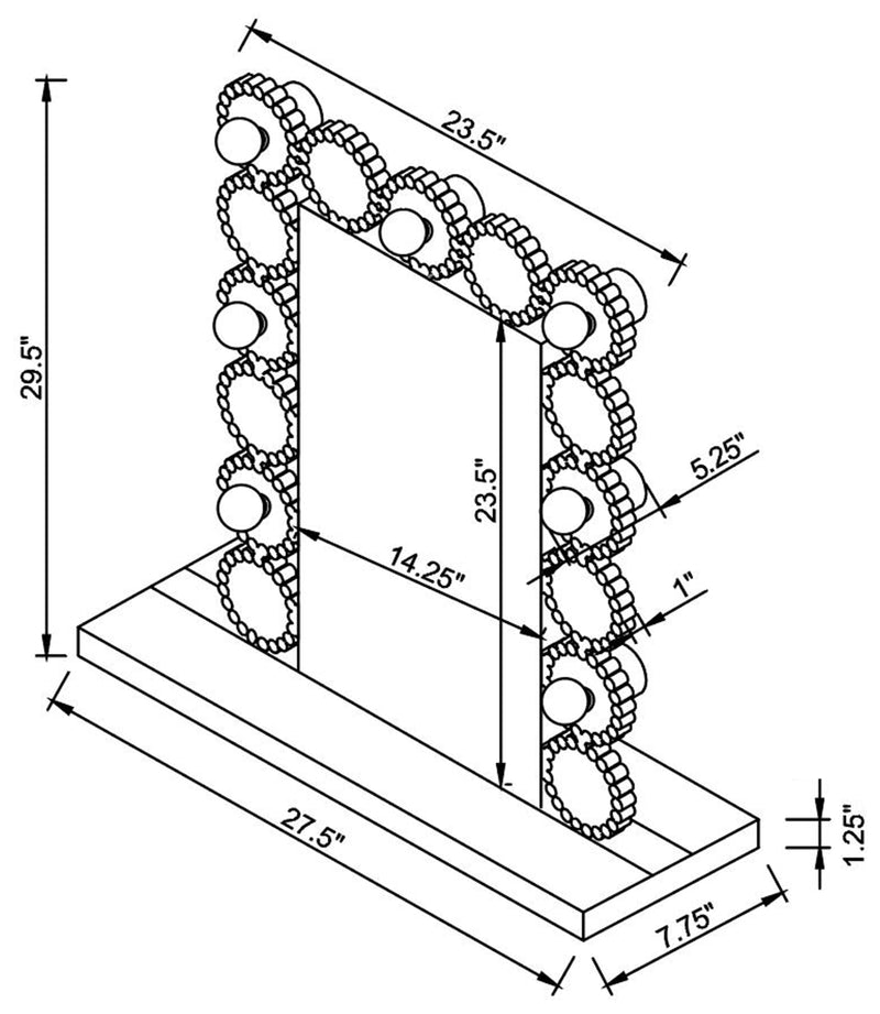 Aghes Vanity Mirror