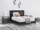 Cadmori Upholstered Bed with Roll Slats