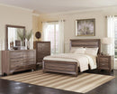 Kauffman California King, E.king, & Queen Panel Bed Washed Taupe