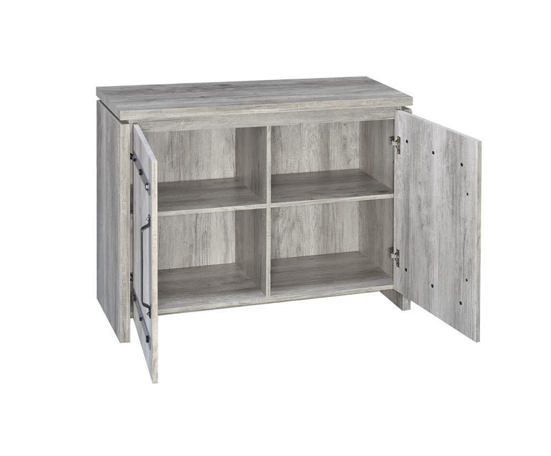 Rustic Grey Accent Cabinet