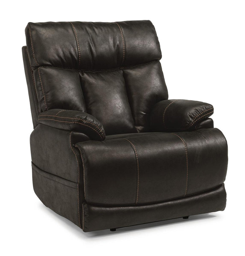 Flexsteel Clive Power Lift Recliner with Power Headrest and Lumbar