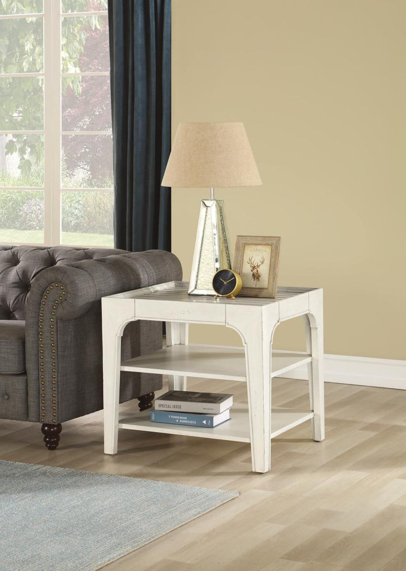 Flexsteel Harmony End Table in White