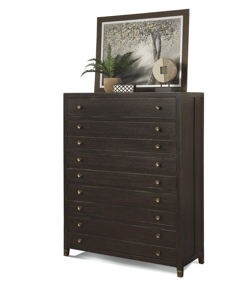 Flexsteel Wynwood Cologne Drawer Chest in Dark Brown image