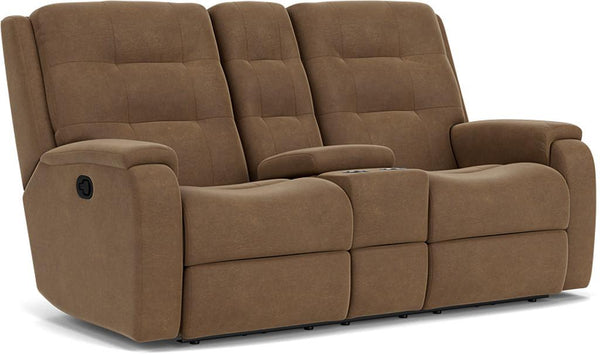 Arlo 2810-601 Reclining Loveseat with Console