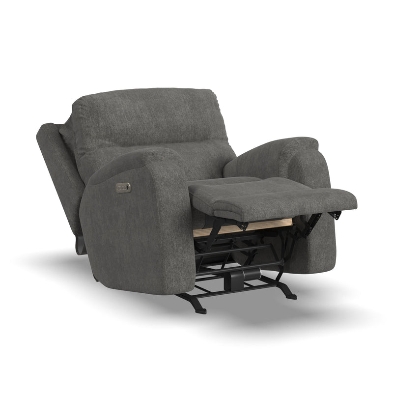 Penn 2860-51L Power Rocking Recliner with Power Headrest & Lumbar