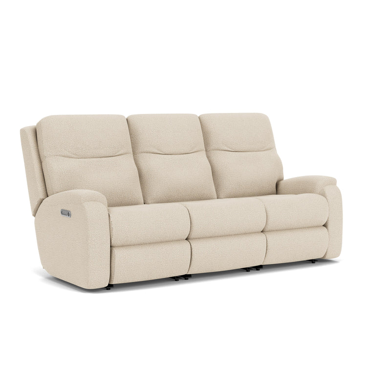 Penn 2860-62L Power Reclining Sofa with Power Headrests & Lumbar