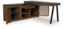 Kallari Credenza with Desk Return