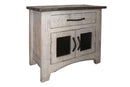 Pueblo Gray 1 Drawer, 2 Doors Nightstand