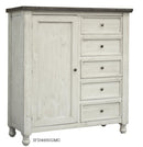 Stone 5 Drawer, 1 Door Gentleman Chest