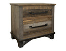 Loft Brown 2 Drawer, Night Stand