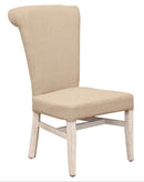 Bonanza Ivory Uph. Chair w/ Handle behind Back-rest**