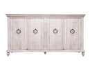Capri Console w/ 4 Doors, Ivory finish*