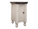 Stone 1 Door Chairside Table