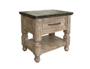 Natural Stone 1 Drawer, Nightstand