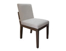 Natural Parota Upholstered Chair