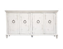 Capri Console w/4 Doors, White finish*