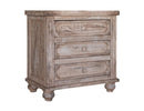 Aruba Natural 3 Drawer Night Stand