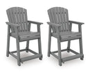 Sanctuary Beach Outdoor Counter Height Bar Stool (Set of 2)