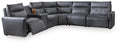 ModZ Power Reclining Sectional with Audio Console