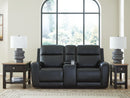 5Z-Comfort Power Reclining Loveseat with Console