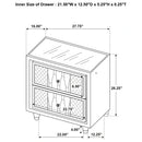 Lorient Nightstand with LED Lighting