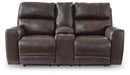 Crossplex Power Reclining Loveseat with Console