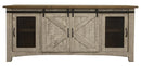 Pueblo Gray 4 Doors, 80" TV Stand