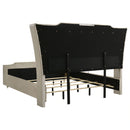 Lorient Wingback Bed with LED Lighting
