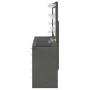 Acena Makeup Vanity Table with LED Mirror