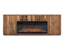 Balam Wall Unit, TV Stand 80" with Electric Fireplace insert
